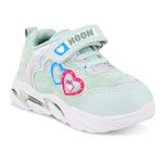 HOOH Premium Comfortable Breathable Shoes for Girls, Versatile, Classy Touch (Mint, 3.5 Years)