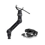 RAILBLAZA Trolling Motor Mount Stabilizer with Starport Hard Mount Base for Gunnel Track Base, Compatible with Tracker, Crestliner, LOWE and More