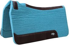 Professional's Choice 100% Steam-Pressed Saddle Pad (31" x 32", 3/4" Felt, Pacific Blue)