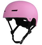 Tourdarson Skateboard Helmet Impact Resistance Ventilation for Youth & Adult (Pink, Medium)