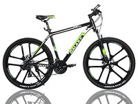 LEONX Galaxy 27.5 inch Mountain Bike Aluminium Alloy MTB Suspension Mens Bicycle with Magnesium Integrated Wheels 24 Gears Dual Disc Brake Hydraulic Lock Fork & Hidden Cable for Adults Bikes