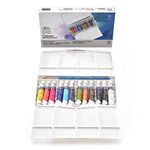 Winsor & Newton, Cotman Watercolour, 'Tube Travel Set', 12 x 8ml Tubes + 1 x Cotman Watercolour Round Brush