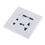 AplinK® Wall Socket Switch 1port USB Power Supply3 Pin 10A Modular Light Port Interface
