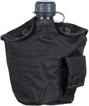 FieldTEQ 1Qt. Military Field Canteen with Pile Lined Case Holder for Camping, Hiking, Trekking, School