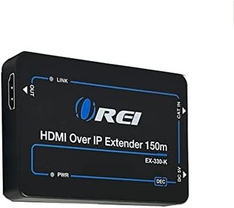 OREI HDMI Extender Over IP- 1080p@60Hz Upto 330Ft with CAT6/7 Cable (Receiver only) (EX-330-K)