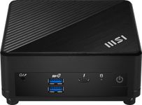 MSI Cubi 5 12M Intel Core i7 1255U Desktop PC, NUC, SFF, Mini Computer, HTPC, (16GB RAM, 512GB SSD, Windows 11 PRO), IRIS XE Graphics/ThunderBolt 4/Type C/HDMI/DisplayPort/Dual LAN/WiFi 6E/BT 5.3/VESA