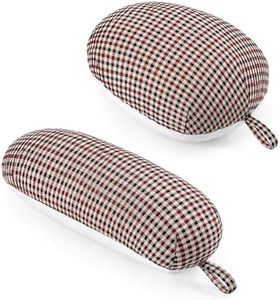 3 BUZZLETT Tailor’s Ham and Seam Roll Set – Premium Tailors Ham for Ironing – Professional Pressing Tools – Linen and Doll Cotton Press Ham for Ironing Smaller Curved Seam