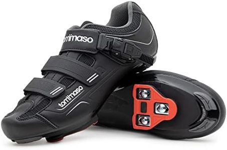 Tommaso Strada 200 Delta Men's Cycling Shoes with Pre-Installed Delta Cleats – Peloton & Road Bike Compatible – Indoor Spin Shoes Size 11 US.