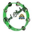 Tijarat Online Store Khanjari Tambourine Hand Percussion Musical Instrument, Green