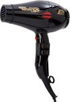 Parlux Advance Light Ionic and Ceramic Hair Dryer in Black. Powerful, Quiet Lightweight Blow Dryer with 2 Speed Controls, 4 Heat Settings & 2 Nozzle Attachments. Made with Recycled Materials.