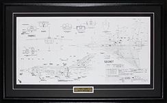 Avro Canada CF-105 Arrow Blueprint Canadian Militaria Aviation Collector Frame