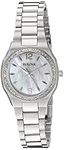 Bulova Women's 96R199 Diamond Gallery Analog Display Japanese Quartz White Watch