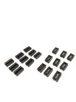 Pressed DIP 2.54mm Pitch IC Socket (16 Pin, 18 Pieces)