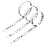 3PCS 1M Self Adhesive Tape Measure, Metric Scale Ruler, Left to Right Measuring Tape, Right to Left Measuring Tape, Middle to Both Sides Measuring Tape, Sticker Ruler for Mechanical Table Saw