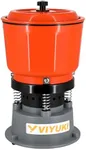 VIYUKI 9LBS Vibratory Tumbler Polishing Machine for Rocks/Metal Parts/Screw