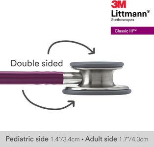 3M Littmann Classic III Stethoscope, Plum, 27in