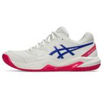 ASICS Women's Gel-Dedicate 8 Tennis Shoes,9,Cream/Dark Cobalt