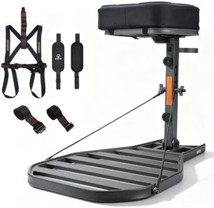 Kalkal Aluminum Hang On Tree Stands with Safety Harness for Deer Hunting