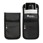 Defender Signal Blocker 2 Pack - RFID Faraday Pouch - Police Accredited Car Key Security Case - Phone Case Signal Blocking Device - Faraday Bag For Car Keys Mobile Phone Credit Cards