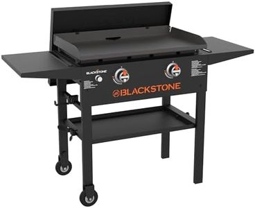 Blackstone Omnivore Outdoor Flat Top Gas Griddle w/Hard Cover, 28” - for Breakfast, BBQ & Grilling w/Steel Cooking Surface, Folding Side Shelves, Rear Grease System & Push-Button Ignition