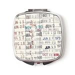 Library Due Date Card Compact Purse