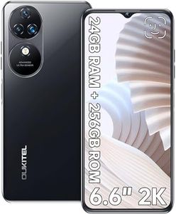 OUKITEL C38 Smartphone - 24GBRAM + 256GB ROM/1TB-TF, 6.6" FHD+ Octa-Core Android 13 Telefono, 5150mAh Batteria 48MP+32MP Smartphone Offerta, 4G Dual SIM Telefono, Fingerprint/OTG/GPS