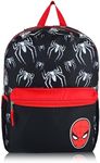 Marvel Spiderman Backpack for School - 16" Small Kids Bookbag Knapsack for Boys, Girls, Toddlers, Black Spiderman, Travel Backpacks