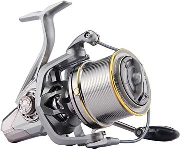 HAUT TON Spinning Reel NGK-8000 Advanced Version,17+1BB Graphite Frame Surf Fishing Reels,4.8:1 Gear Ratio 55lbs Max Drag Medium Long Casting Inshore & Offshore Saltwater Monster Fish.