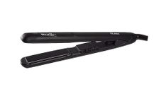 IKONIC Glam Hair Straightener For Women With Professional Cutting-Edge Floating Tourmaline Ceramic Plates Auto Controlled Heat Setting Super Stylish Quick Heat Up & Easy To Use,Black