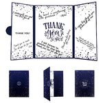 Vlipoeasn Thank You Party Guest Book Alternative, Blue Thank You All You Do, Signature Thank You Sign,Retirement Office Party Decor, Thanks to Staff Teachers Professors Doctor Nurses Party Decorations