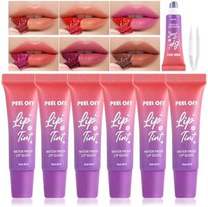 U-Shinein Lip Stain, Lip Liner Stay with Tweezer, Peel Off Lip Liner Tattoo- Long Lasting, Waterproof & Transfer Proof Lip Tint with Matte Finish, Highly Pigmented Color