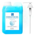 Conductive Gel - Professional Beauty Device Gel: Radio Frequency, Facial Microcurrent, Ultrasound, Electrodes, Cavitation, IPL Hair Removal, Laser - 1000 ml