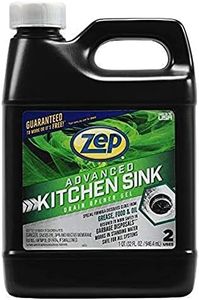 Zep Advanced Kitchen Drain Opener - 32 ounces - U49710 - Formulated for Grease, Food, and Oil-Safe for Garbage Disposal