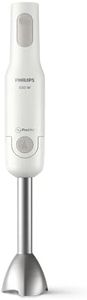 Philips Daily Collection ProMix Hand Blender, Intuitive Simple, Powerful, 650 W, Ergonomic Design, Splash Guard for Knife Unit, Plastic/Metal (HR2534/00)