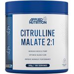 Applied Nutrition Citrulline Malate 2:1 | 3000mg per Serving Nitric Oxide Booster Amino Acid Powder Supports Muscle Recovery Improves Performance Vegan Gluten Free (300g - 100 Servings) (Unflavoured)