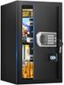 [19.7" Tall] Safe Box, 3.5 Cuft Home Safes with Fireproof Waterproof Bag, Security Digital Safe for Home with Programmable Keypad Keys, Smart Alert, Mute Mode, Anti-theft Document Safe for Valuables