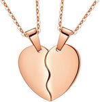 Broken Heart Necklace Women Men 316