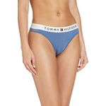 Tommy Hilfiger - Womens Thongs - Womens Underwear - Tommy Hilfiger Underwear - Seamless Knickers For Women - Womens Knickers - Iron Blue