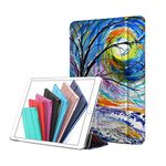 DuraSafe Cases for iPad PRO 10.5 Air 3 [ PRO 10.5 Inch Air 3rd Gen ] A1701 A1709 A1852 A2152 A2123 A2153 A2154 Trifold Printed Hard Smart PC Transparent Back Cover - Color Emblem