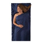 Sea to Summit Expander Travel Liner, Traveller w/Pillow Insert (85 x 36in) (Navy Blue)