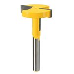 Gasea 1/4" Shank T-Slot Router Bit Carbide T-Track Slotting Wood Milling Cutter Woodworking Tool