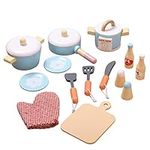 17 Pcs Kitchen Pretend Play Toys wi