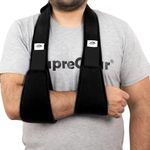 supregear Arm Sling Shoulder Immobilizer, Rotator Cuff Support Brace, Lightweight Comfortable Sling for Shoulder Injury, Broken, Dislocated, Fracture, Strain, Left Right, Men Women, Black