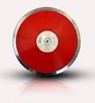 zaxx - Abs Fiber Discus Throw (Red Colour) 2kg (High-Performance Discus for Competition)