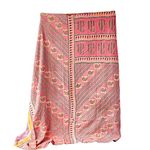 Creative Co-Op DA8016-1 Cotton Multicolor Vintage Kantha Quilt Coverlet (Each one Will Vary)