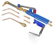 Sealey Oxy Acetylene Welding/Cutting Torch Set, AFNM Cutting Nozzles 1/16", 3/64" & 1/32", Lightweight Welding Nozzle No's 2, 5 & 10 - SGA60