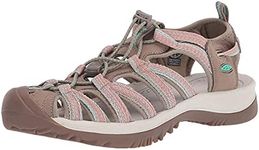 KEEN Women's Whisper Sandal, Taupe Coral, 7 UK