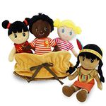 June Garden Soft Baby Doll Set - Multicultural Diversity 8.5" Plush Baby Dolls with Storage Bag - Gift for Infants and Toddlers