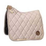 Back on Track Haze Collection Dressage Saddle Pad (Cob, Light Beige)