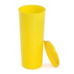 Tupperware Plastic Jumbo Tumbler, Yellow, 470ml, Set of 2